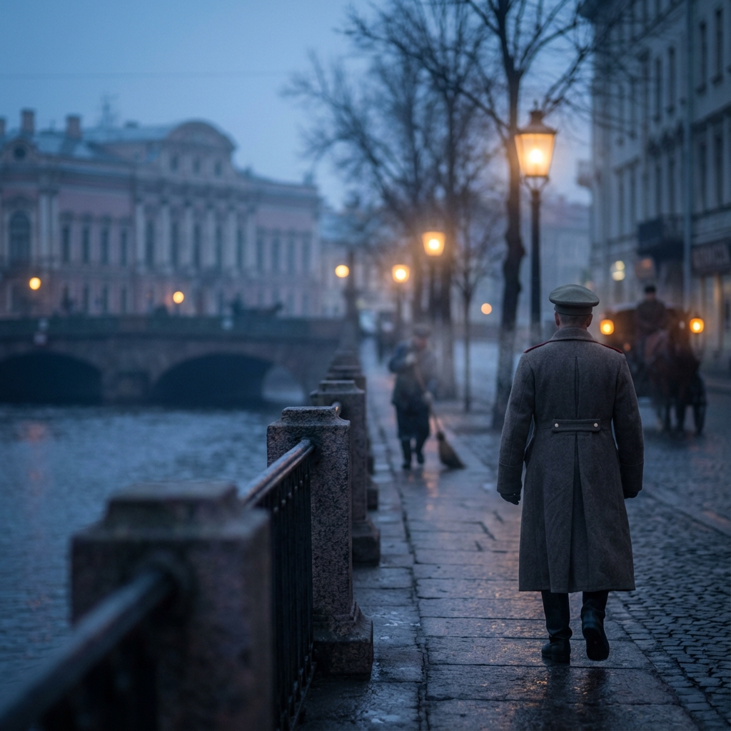 Generated scene: Saint Petersburg, 1905